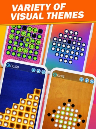 Peg Solitaire Ultra-MarbleJump screenshot