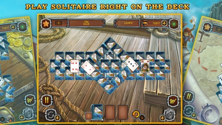 Pirate Solitaire. Sea Wolves Free screenshot