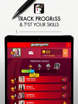 Scattergories screenshot