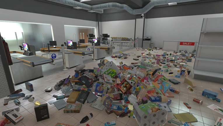 Supermarket Chaos Image