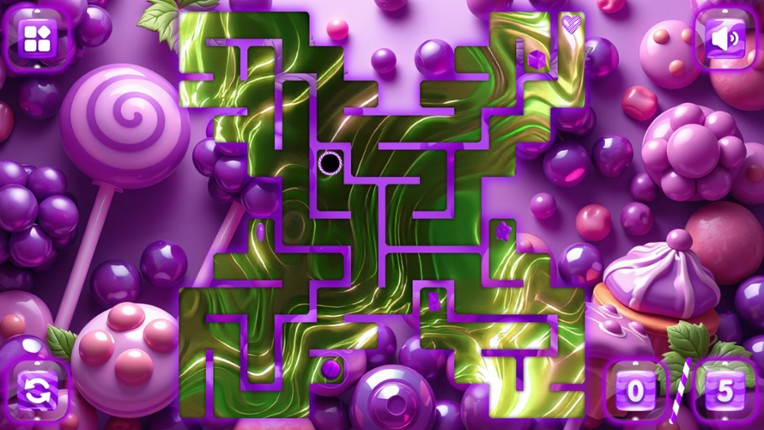 Sweetie Candy Maze: Purple Grape screenshot