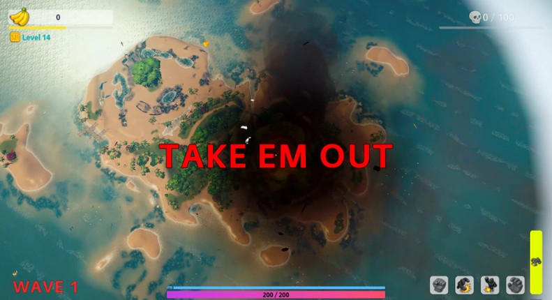 The Showdown: Gorilla vs 100 screenshot