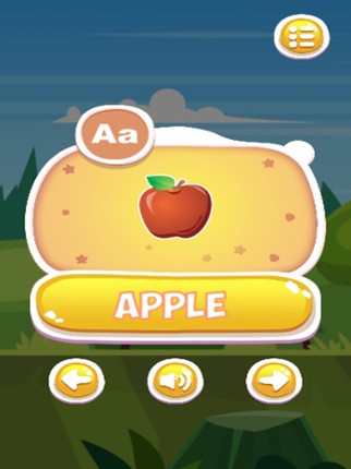 ABC Fruit Names Learning screenshot