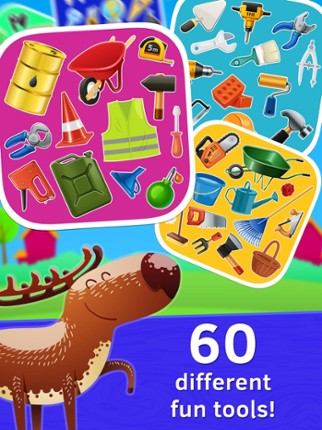 Baby Puzzles. Garage Tools screenshot