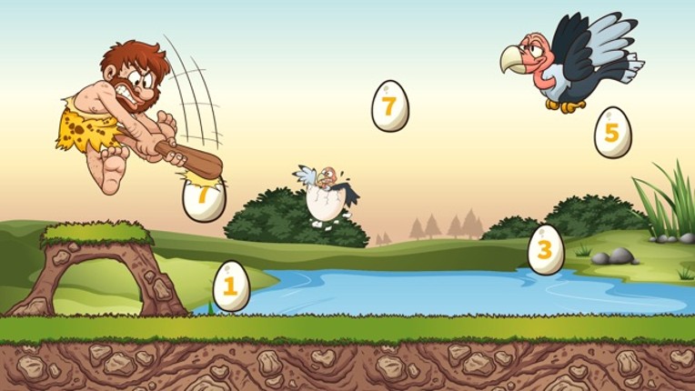 Caveman Kids Math 1 screenshot