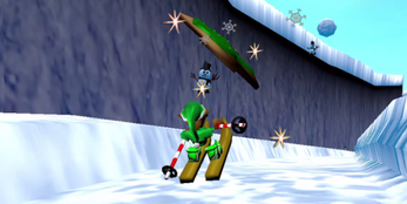 Christmas Ski Race Image