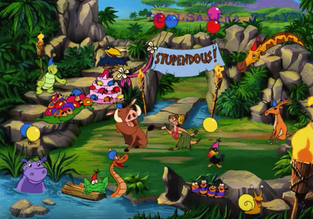 Disney's Hot Shots: Timon and Pumbaa's Jungle Pinball Image