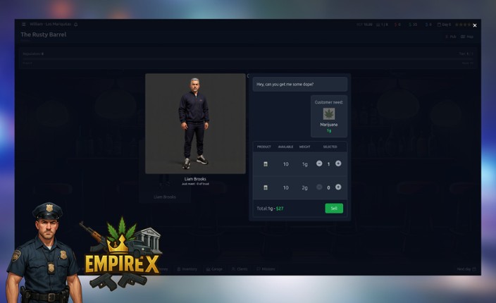 EmpireX - Business, Real Estate and Crime Simulator screenshot