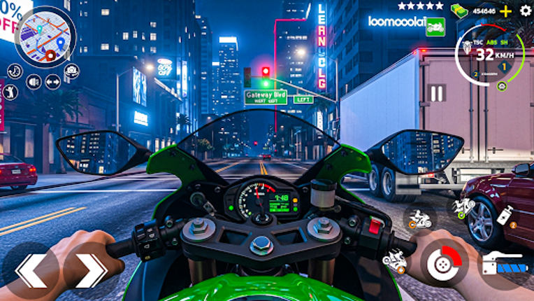 Bike Rider City Driver Game screenshot