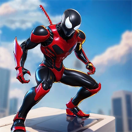 Spider Rope Hero Crime City Image