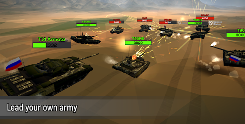 Poly Tank 2 : Battle war games screenshot