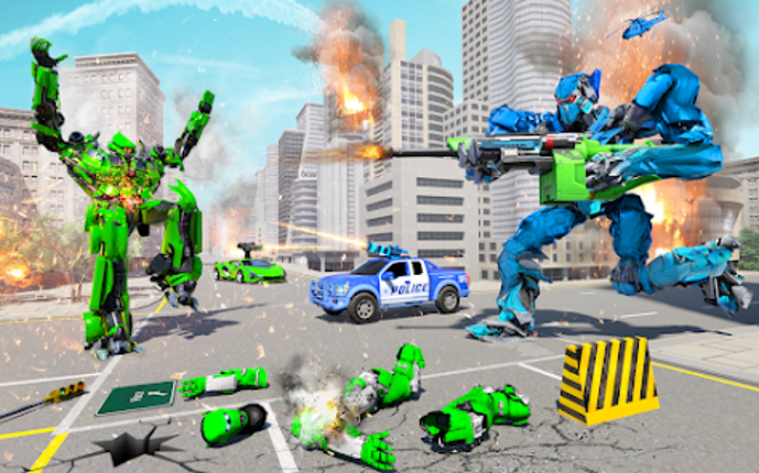 Multi Robot Car Transform War screenshot