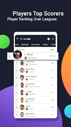 mobiSCORE Today Live Scores screenshot