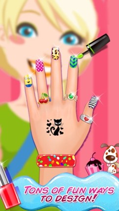 High School Nail Art Nail Salon - Girls Game! screenshot