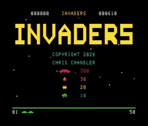 Invaders for the Commodore 64 Image