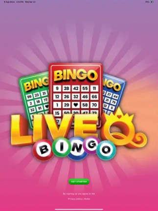 Live Q Bingo screenshot