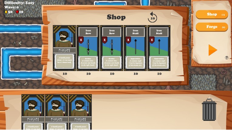 Peasant TD screenshot