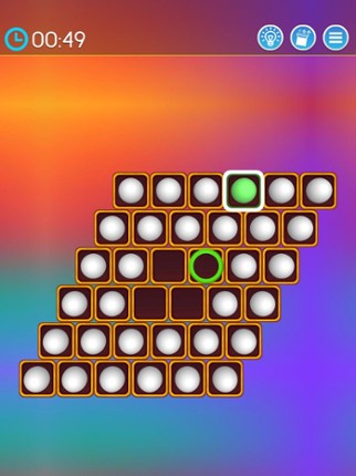 Peg Solitaire Ultra-MarbleJump screenshot