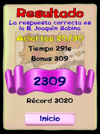 ¿Qué sabes de España? trivial, juego de preguntas screenshot