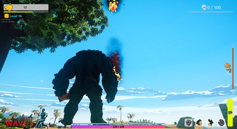 The Showdown: Gorilla vs 100 screenshot