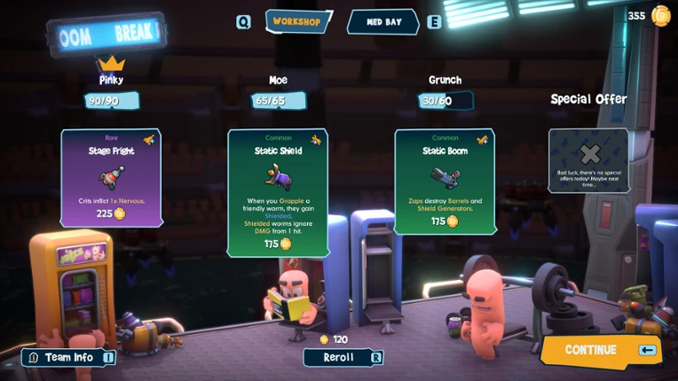 Worms Galactic Tactics screenshot