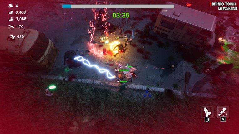 Zombie Town Breakout screenshot