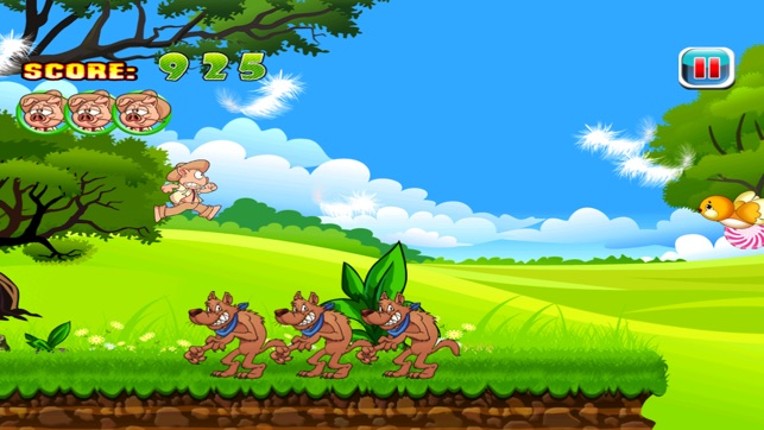 3 little pigs Run : Three Piggies Vs Big Bad Wolf screenshot