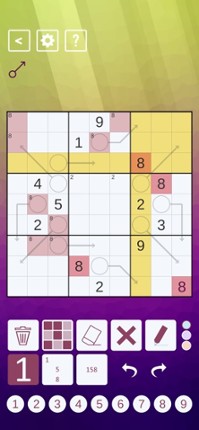 Arrow Sudoku screenshot