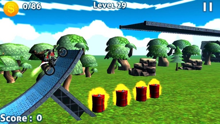 Bike Stunts Challenge 3D Game 2016-Stunts And Collect Coins screenshot