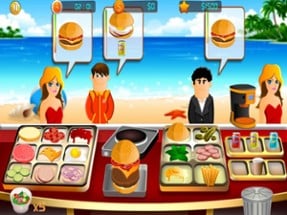 Burger Cooking Restaurant Image