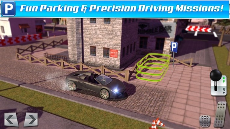 Classic Sports Car Parking Game Real Driving Test Run Racing screenshot