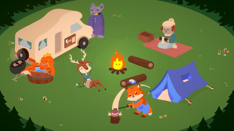 Fire at Campsite screenshot
