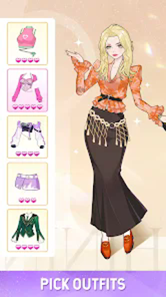 Shining Me: Glow Idol Dress Up screenshot