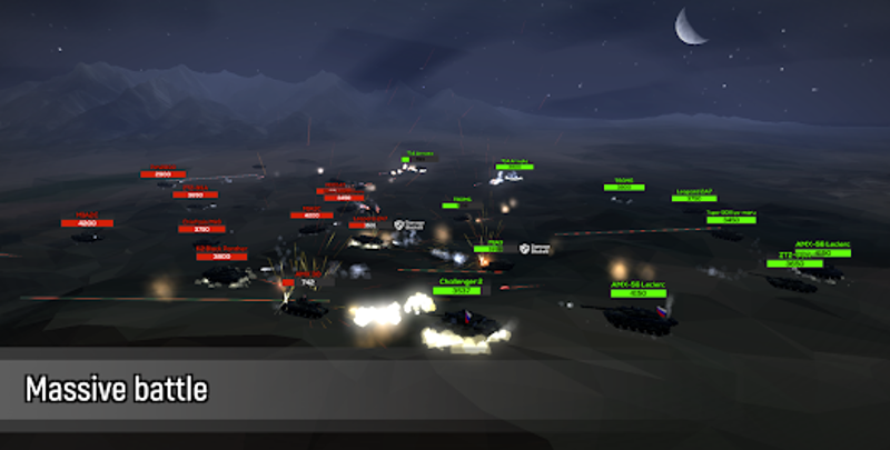 Poly Tank 2 : Battle war games screenshot