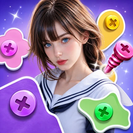 Pin & Beauty - Screw Puzzle Image
