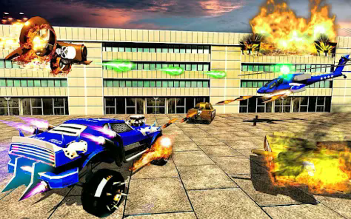 Multi Robot Car Transform War Image