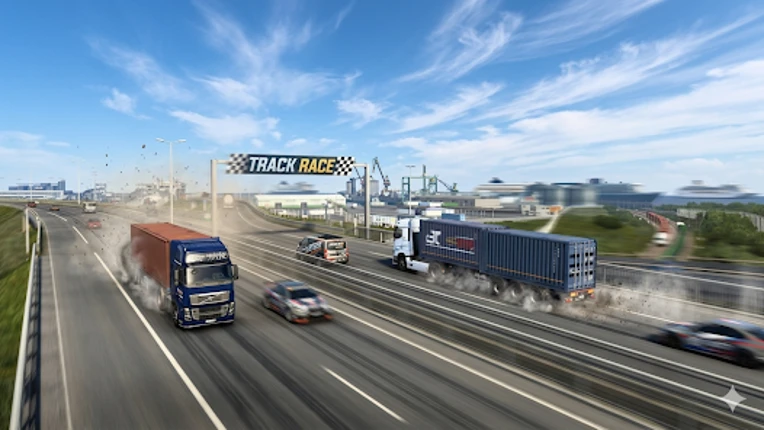 Euro Truck Driving Game Image
