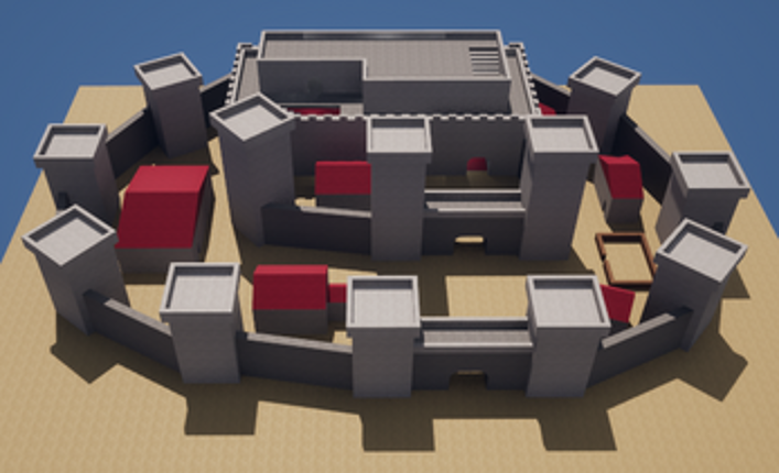 Castle Whitebox Level screenshot