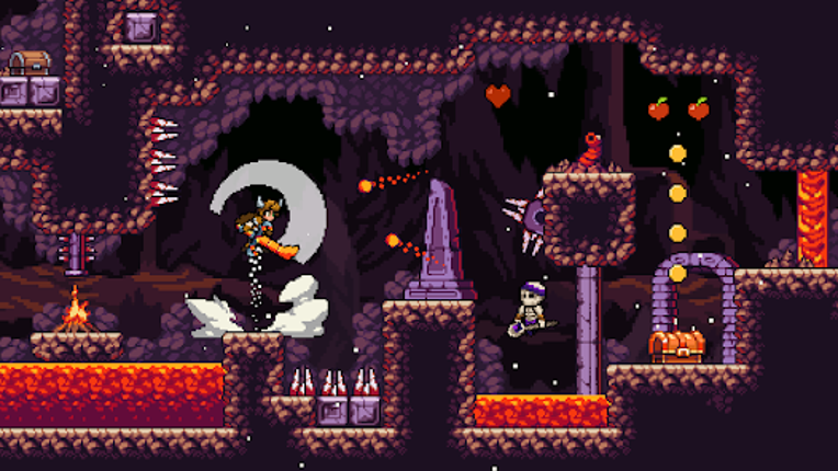 Apple Knight Action Platformer screenshot