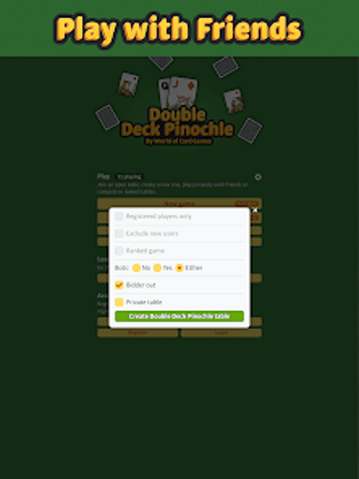 Double Deck Pinochle ‣ screenshot