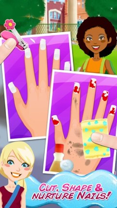 High School Nail Art Nail Salon - Girls Game! screenshot