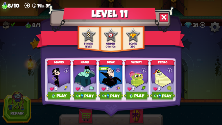 Hotel Transylvania Adventures: Run, Jump, Build! Image