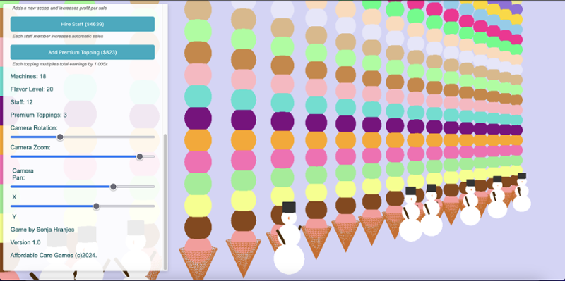 Ice Cream Idle Tycoon Clicker Game Cover