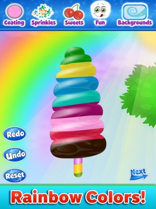 Ice Pop &amp; Cream Maker Salon screenshot