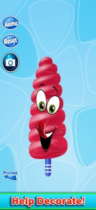 Ice Pop &amp; Cream Maker Salon screenshot