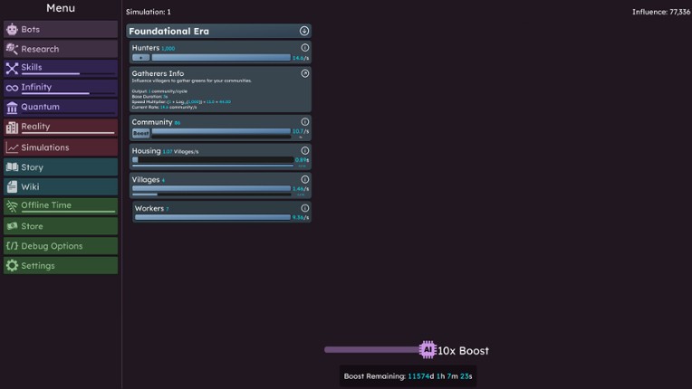 Idle Dyson Swarm screenshot
