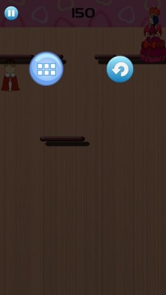 King and Queen Catching Hearts on Valentine Day Image