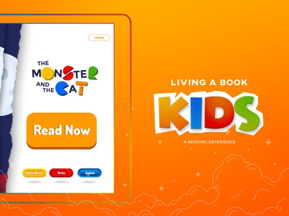 Monster and Cat - Interactive story Play Book game screenshot