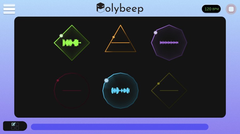 Polybeep screenshot
