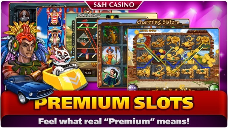 S&amp;H Casino - FREE Premium Slots and Card Games screenshot